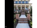 Brick walkway leading to the home's entry at 1113 Destination Dr, Apex, NC 27523
