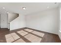 Bright and spacious living room with hardwood floors at 1427 Goldsboro Ave, Sanford, NC 27330