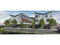 Modern building exterior with multiple units and street parking at 106 Broadway St # 106, Durham, NC 27701
