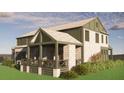 Two-story home with side porch and stone accents at 2704 Manning Pl, Raleigh, NC 27608