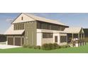 Farmhouse design with two-car garage and rear porch at 2704 Manning Pl, Raleigh, NC 27608