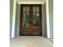 Double front doors with glass panels at 200 Whistlers Cv, Louisburg, NC 27549