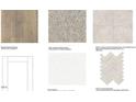 Flooring, carpet and tile samples for various rooms in the house at 645 Sun Meadow Dr, Wake Forest, NC 27587