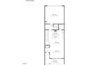 First-floor plan features an open concept with a kitchen, dining area, and Gathering room at 3931 Willow Gate Way, Raleigh, NC 27604