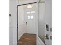 Bright and airy entryway with wood-look flooring at 8820 Melvin St # 16, Willow Springs, NC 27592