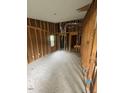 Unfinished bedroom in a house under construction at 2638 Davis St, Raleigh, NC 27608