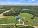Aerial view showing property boundaries and features at 557 Olives Chapel Rd, Apex, NC 27502