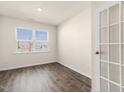 Spacious office with hardwood floors and a view at 800 Dorset Stream Dr, Fuquay Varina, NC 27526