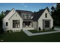 Two-story home with gray and white exterior at 13621 Old Creedmoor Rd, Wake Forest, NC 27587