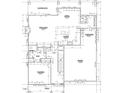 First floor plan includes kitchen, dining, great room, study, bath and garage at 103 Slocum Dr, Wendell, NC 27591