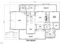 First floor plan showcasing a spacious kitchen, Gathering room, and Primary bedroom at 72 Polenta Rd, Smithfield, NC 27577