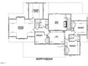 Second floor plan featuring bedrooms, a loft, and unfinished space at 72 Polenta Rd, Smithfield, NC 27577