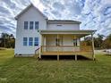 Two-story home with a large deck and backyard at 5856 Genesee Dr., Homesite 16, Durham, NC 27712