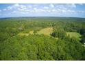 Aerial view of a large wooded area with a clearing at 878 Green Hill Rd, Franklinton, NC 27525