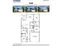 4 bed, 2 bath, 2 car garage home floor plan at 2209 Fletchers Ridge Dr, Durham, NC 27703