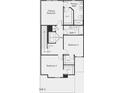 Second floor plan featuring primary bedroom, two additional bedrooms, and two bathrooms at 136 Cabernet Dr, Chapel Hill, NC 27516