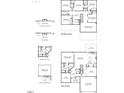 Two-story home floor plan featuring 4 bedrooms, 3 bathrooms, Gathering room, kitchen and 2 car garage at 168 Newport Lndg, Garner, NC 27529