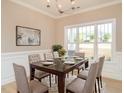 Dining room with table, chairs, and hardwood floors at 2074 Burch Bridge Rd, Burlington, NC 27217