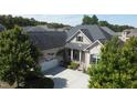 Aerial view of two-story home with large backyard at 409 Swift Creek Xing, Durham, NC 27713