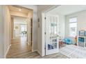 Bright playroom with built-in shelving and toys at 2124 Curry Meadow Way, Durham, NC 27703