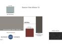 Exterior color scheme with gray, white and maroon at 9204 Leaning Post Rd # 450, Wake Forest, NC 27587