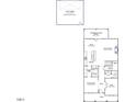Two-story home floor plan, featuring 3 bedrooms, 2.5 baths, and a spacious loft at 9204 Leaning Post Rd # 450, Wake Forest, NC 27587