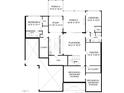 Basement floor plan with theater, exercise room, and unfinished storage at 144 W Beech Slope Ct, Chapel Hill, NC 27517