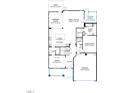 Floor plan showcases main level with kitchen, dining, and Gathering rooms at 3167 Armeria Dr, Apex, NC 27502