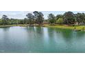 Tranquil pond view with a dock at 23 Furney Pearce Rd, Zebulon, NC 27597