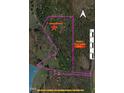 Aerial view of 11.8 acres with riverfront access at 3806 River Mill Ln, Franklinton, NC 27525