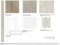 Material board showcasing flooring, carpet, and tile options for the home at 2620 Stonington Dr, Cary, NC 27523