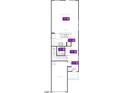First floor layout showing kitchen, great room, powder room, and garage at 1046 Mountain Crown St, Durham, NC 27703