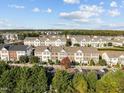 Aerial view of townhome community at 1120 Renewal Pl # 111, Raleigh, NC 27603