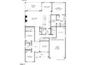 Open floor plan with large great room, kitchen, casual dining, and primary suite at 205 Mugby Rd # 173, Raleigh, NC 27610