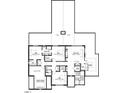 Second-floor plan with multiple bedrooms, media room, and recreation room at 5025 Quail Hollow Dr, Raleigh, NC 27609