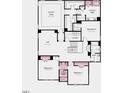 Second floorplan with owner's suite and multiple bedrooms at 1024 Dillon Lake Dr, Knightdale, NC 27545