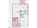Main floorplan with 2 car garage and covered outdoor living at 1024 Dillon Lake Dr, Knightdale, NC 27545
