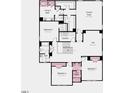 Second floor plan with an owner's suite, multiple bedrooms, and a loft area at 905 Delano Dr, Knightdale, NC 27545