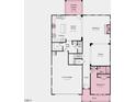 Two-story home floor plan, showcasing a spacious kitchen, multiple bedrooms and bathrooms at 905 Delano Dr, Knightdale, NC 27545