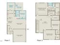 Two-story home floor plan with 4 bedrooms and a loft at 2864 Huxley Way, Apex, NC 27502