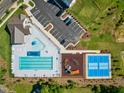 Community features pool, playground, and pickleball courts at 190 Nimble Way # 218, Clayton, NC 27520