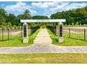 Entrance to a community dog park at 215 Augusta Pond Way # 156, Raleigh, NC 27603