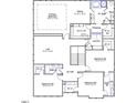 Second floor includes primary bedroom, 3 additional bedrooms and loft at 215 Augusta Pond Way # 156, Raleigh, NC 27603