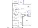 Main floor features an open floor plan with kitchen, dining area and office at 215 Augusta Pond Way # 156, Raleigh, NC 27603