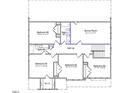 Second floor features bonus room and bedrooms at 220 Augusta Pond Way # 126, Raleigh, NC 27603