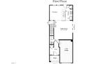 First floor plan showing a Gathering room, kitchen, and one-car garage at 687 Leland Hl Cir, Zebulon, NC 27597