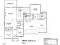 Spacious first floor with an open concept kitchen and large Primary bedroom at 4345 Coldwater Springs Dr, Raleigh, NC 27616
