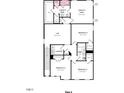 Second floor plan with a loft and three bedrooms at 160 Blue Butterfly Dr, Angier, NC 27501