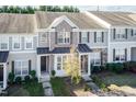 Aerial view of three townhouses at 2808 Corbett Grove Dr, Raleigh, NC 27616