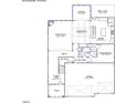 Open floor plan with kitchen, dining room, Gathering room, and guest bedroom at 2165 Pink Peony Cir # 230, Durham, NC 27703